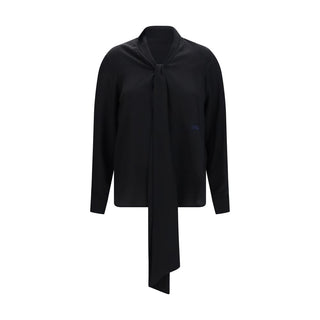 Black Silk Blouse