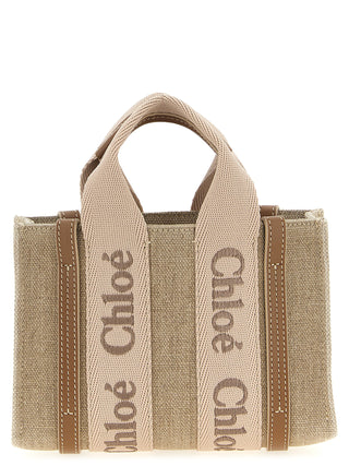 Multicolor Linen Handbag
