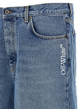 Blue Cotton Bermuda Shorts