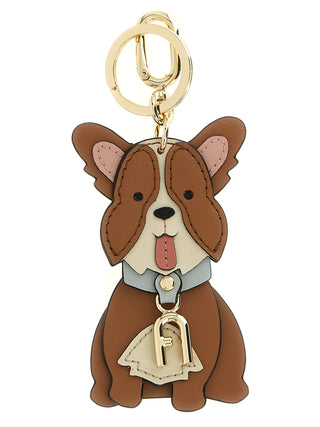 Brown Leather Keychain