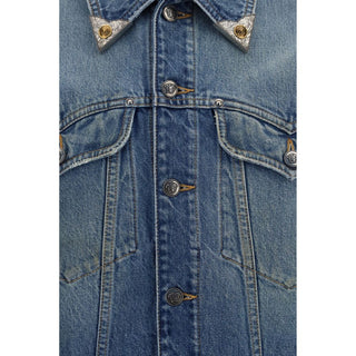 Blue Cotton Denim Jacket