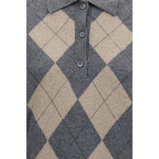 Gray Polyamide Sweatshirt