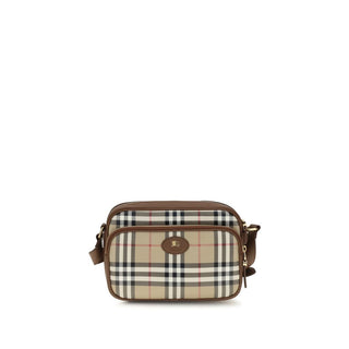 Beige Cotton Shoulder Bag