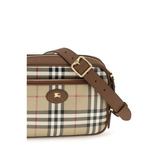 Beige Cotton Shoulder Bag
