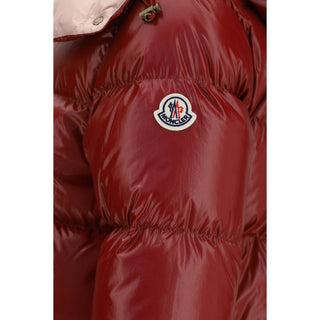Chaqueta larga multicolor de plumón de ganso