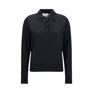 Camisa de vestir negra de cachemira