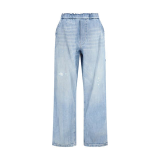 Blue Cotton Jeans Denim