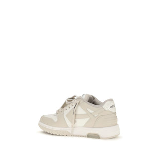 Zapatillas bajas de cuero de becerro Bos Taurus beige