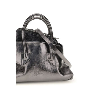 Gray Calf Leather Bos Taurus Handbag
