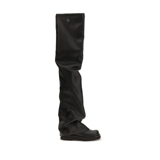 Black Polyurethane Over The Knee