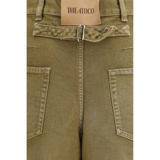 Brown Cotton Jeans Denim