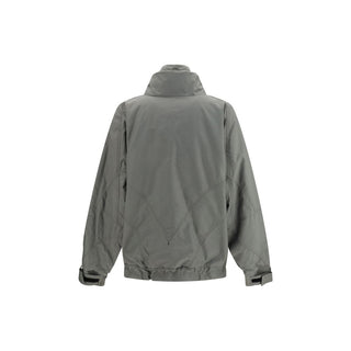 Gray Cotton Bomber