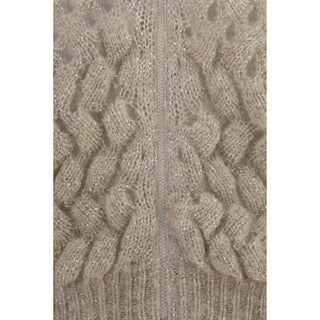 Cárdigan de mohair beige