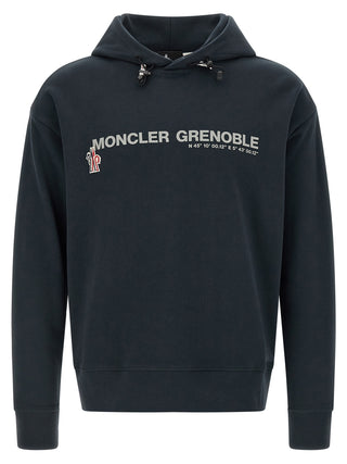 Sudadera azul de algodón
