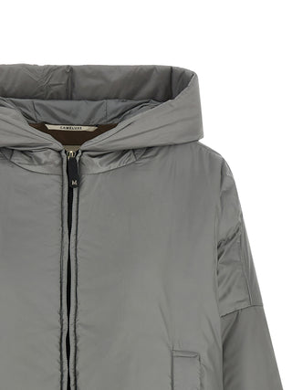 Gray Polyester Shell Jacket