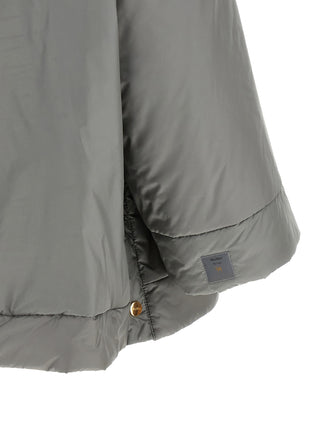Gray Polyester Shell Jacket