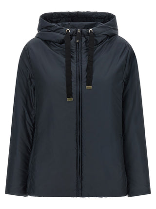 Blue Polyester Shell Jacket