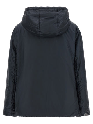 Blue Polyester Shell Jacket