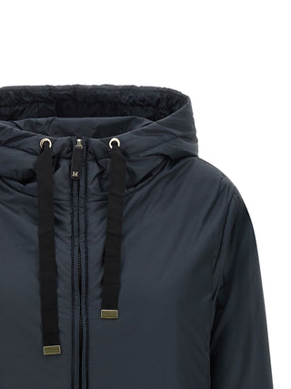 Blue Polyester Shell Jacket
