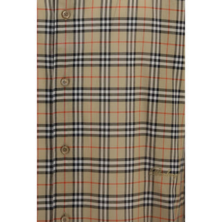 Beige Cotton Pattern Shirt