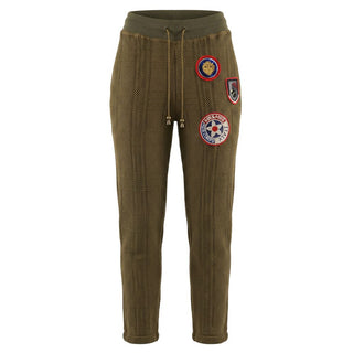 Green Mesh Women Pants