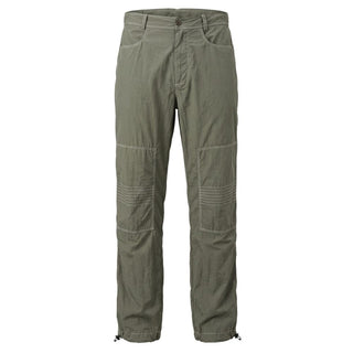 Green Fabric Men Pant