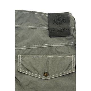 Green Fabric Men Pant