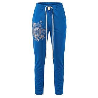 Blue Viscose Women Pants