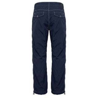 Blue Polyamide Men Pants