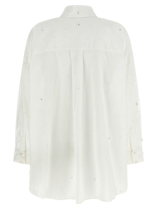 Blusa de algodón blanca