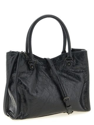 Black Lamb Leather Tote Bag