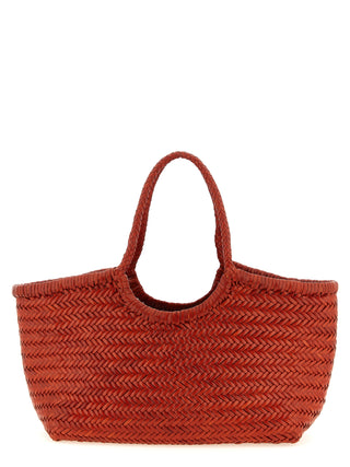 Orange Calfskin Shoulder Bag