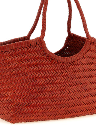 Orange Calfskin Shoulder Bag