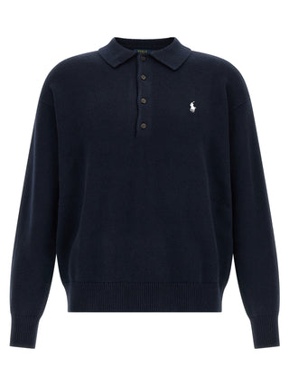 Blue Cotton Cardigan