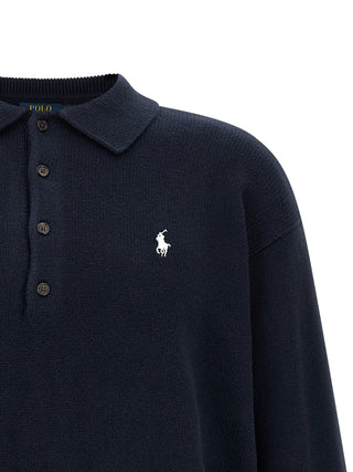 Blue Cotton Cardigan