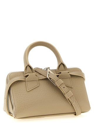 Beige Bovine Leather Handbag