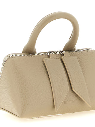 Beige Bovine Leather Handbag