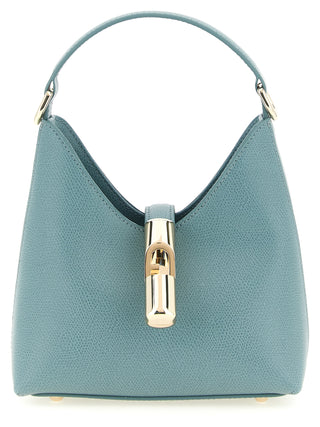 Blue Calfskin Handbag