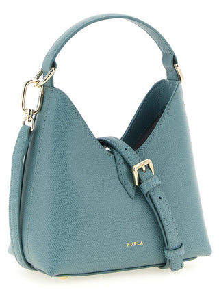 Blue Calfskin Handbag