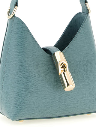 Blue Calfskin Handbag