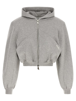 Sudadera gris de algodón