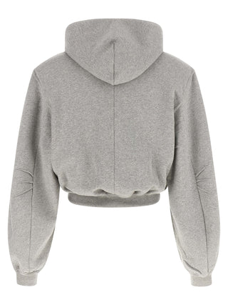 Sudadera gris de algodón