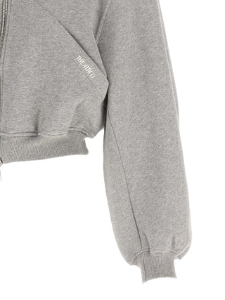 Sudadera gris de algodón