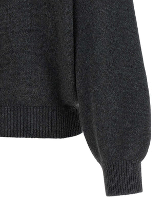 Gray Cashmere Cardigan