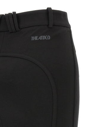 Black Viscose Long Skirt