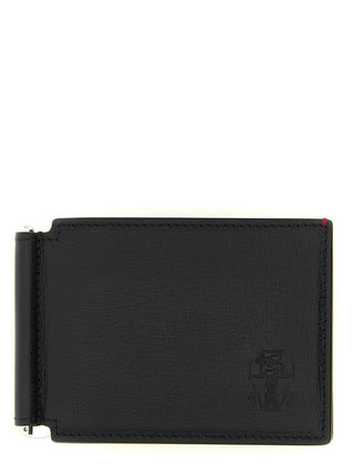 Black Goatskin Money Clip