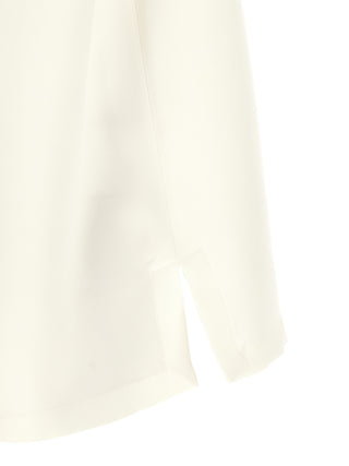 White Silk Blouse