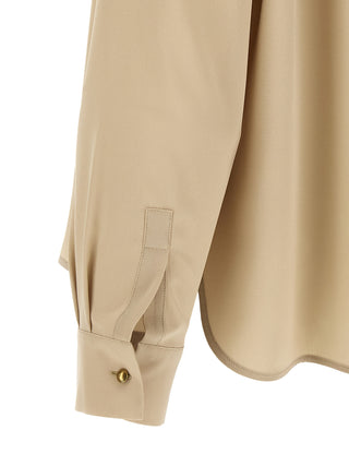 Beige Silk Blouse