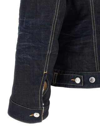 Blue Cotton Denim Jacket