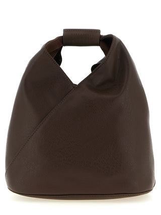Brown Polyethylene Crossbody Bag
